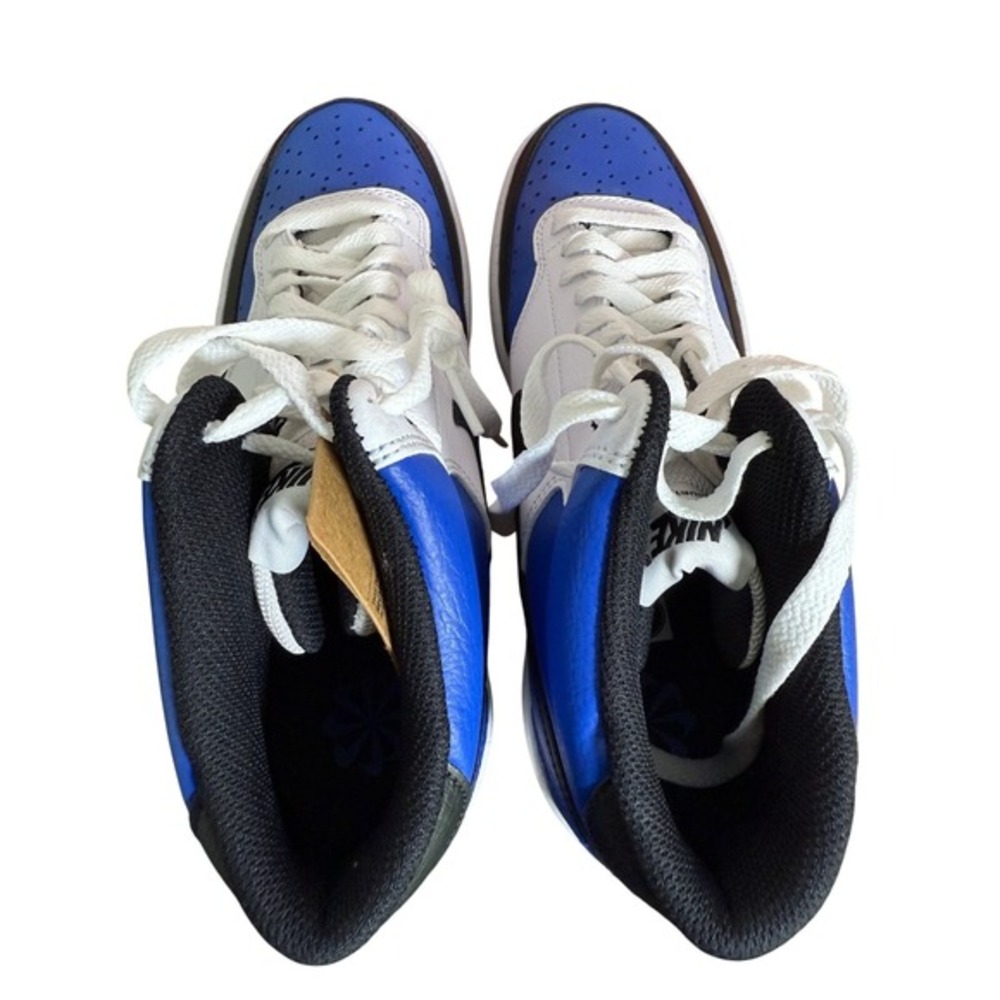 NEW Nike Court Vision Mid NN Mens 9 Sneakers Game Royal Black White‎ FQ8740-480 - Picture 14 of 14